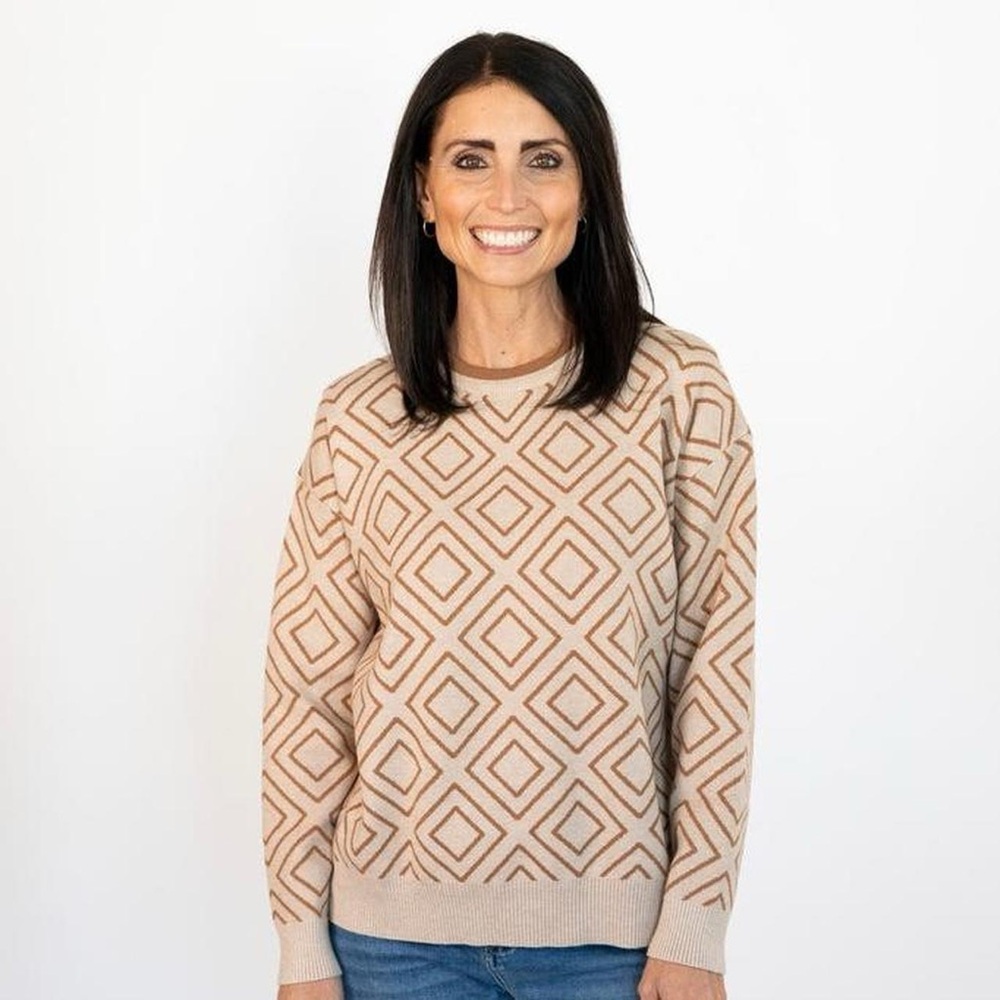Diamond sweater